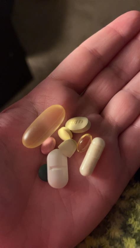 Mmm meds and vitamins to help with the side effects! I can finally do