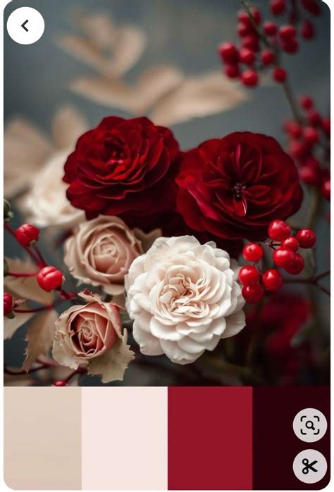 luxury red color palette