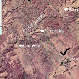 Three prehistoric sites along the Cham Gawra. | Download Scientific Diagram