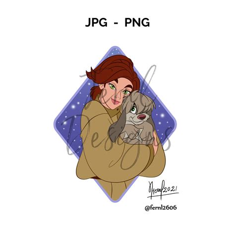 Anastasia, Pooka, Dog, Princess, Fan Art, Clipart, Clip Art, T-shirt