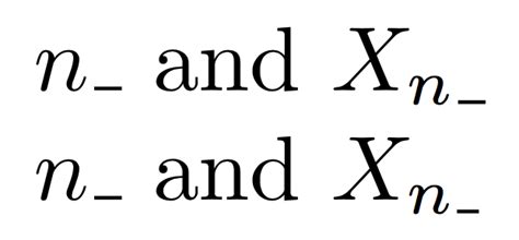 symbol  subscript mathmode tex latex stack exchange