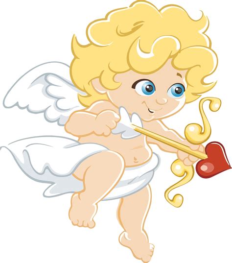 Clipart - Blonde Cartoon Cupid