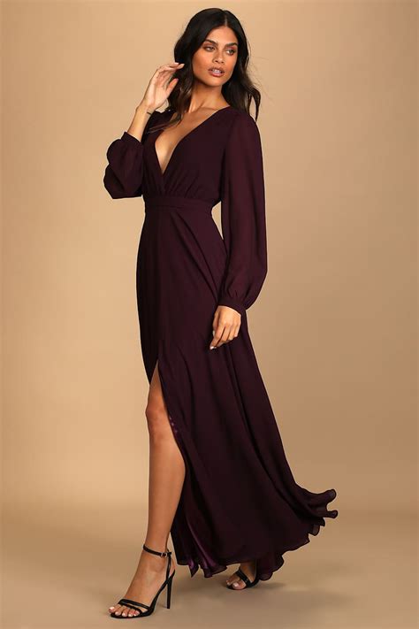 Dark Purple Dress