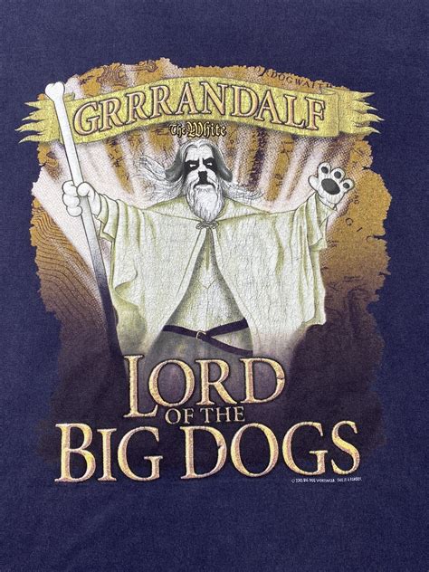 Vintage 2003 Big Dogs Lord of the Rings Parody Grrran… - Gem