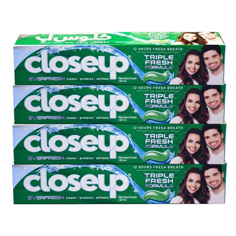 Closeup Toothpaste Assorted 4 x 120 ml Online at Best Price | Lulu Oman