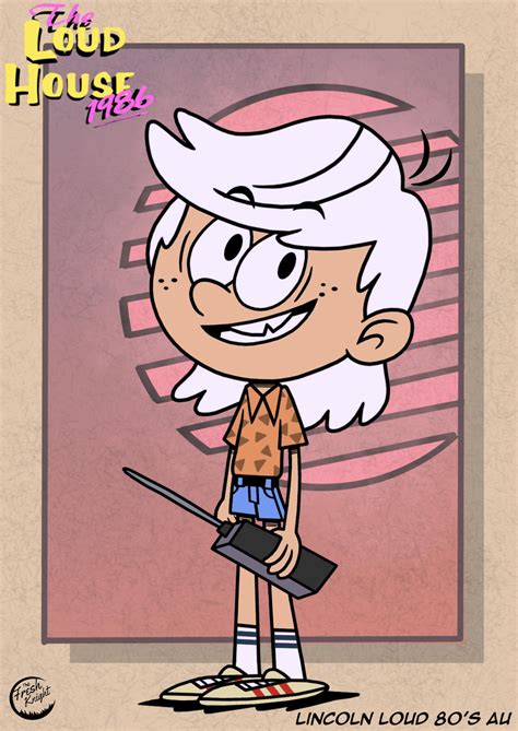 Lincoln Loud 80s AU (Summer Fashion) by TheFreshKnight on DeviantArt