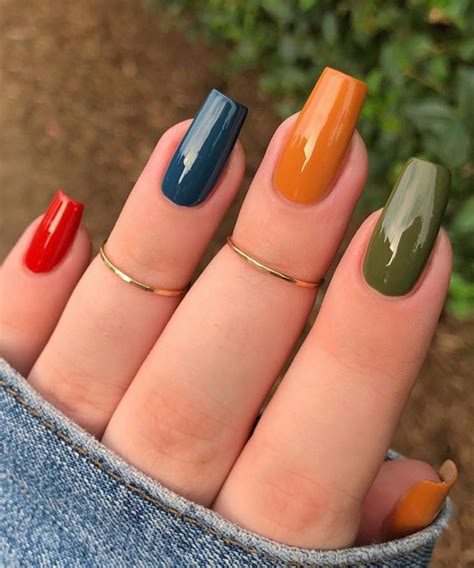 Fall Colors Nails 2024 - Gail Paulie