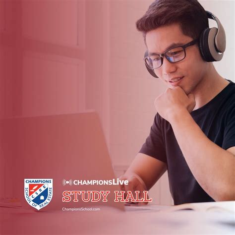 #championschool #realestateeducation #studyhall | Champions School of ...