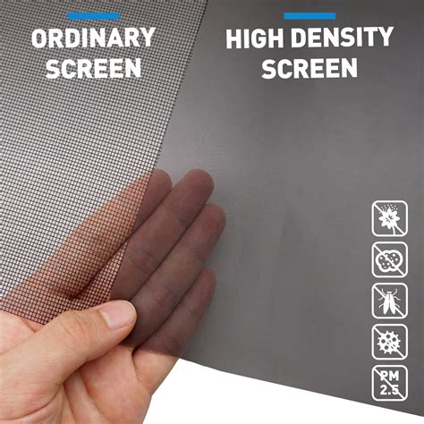 Snapklik.com : High Density Window Screen Roll, Pollen Filtering Window