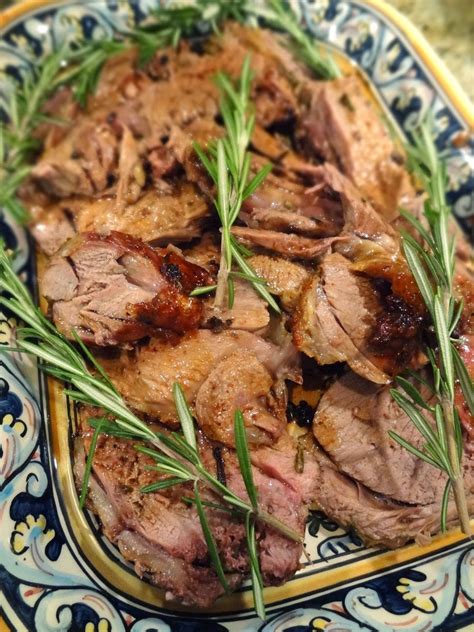 Scrumpdillyicious: Roast Lamb with Rosemary, Garlic, Lemon & Anchovy