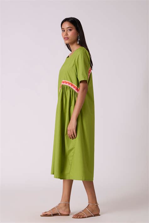 63 East - Rose Matcha Green Dress - Elahe