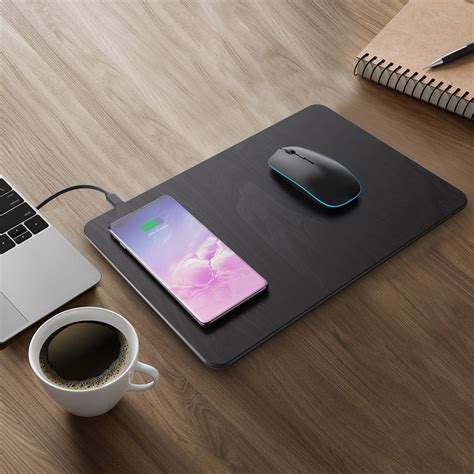 Wireless Charger Mouse Pad Customized 2 In 1 15W Qi - inputcn.com