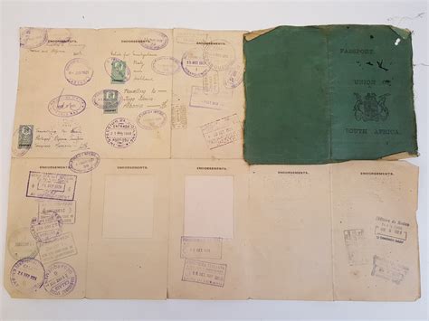 South African Passport valid from 1921-1931 von Union of South Africa