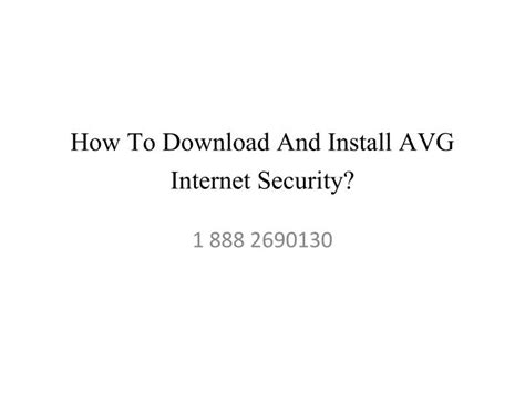 install avg internet security powerpoint
