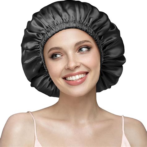 Amazon.com : YFONG Double Layered 100% Silk Bonnet for Women, 22 Momme