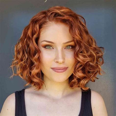 top bob curly hair styles  natural volume  grip