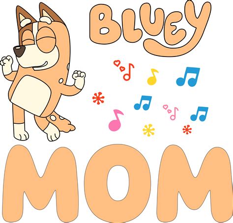 Bluey Mom Design - DTF Ready To Press – DTF Dallas