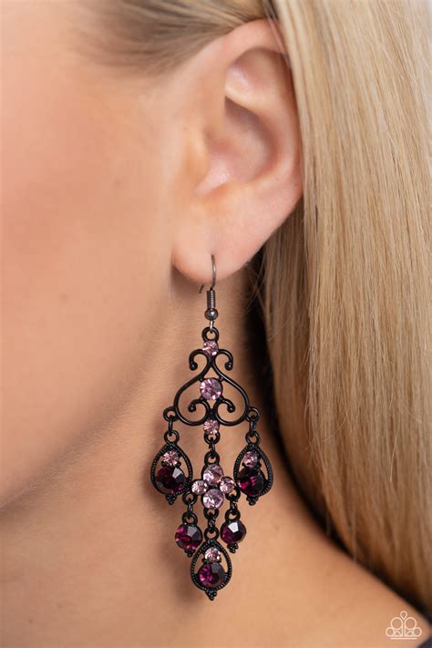Regal Renovation - purple - Paparazzi earrings – JewelryBlingThing