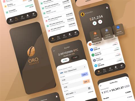 oro finance   yurii  dribbble
