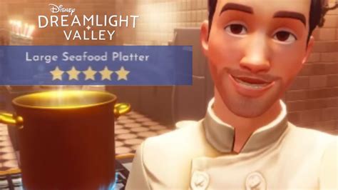 How to make Large Seafood Platter Recipe - Disney Dreamlight Valley