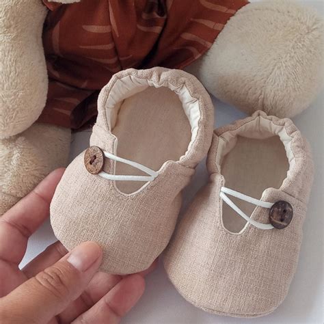 Sapatinho De Tecido Para Bebê - Sapatinho de Tecido para Bebe | Produtos Personalizados no Elo7