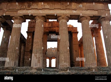valley  temples stock photo alamy