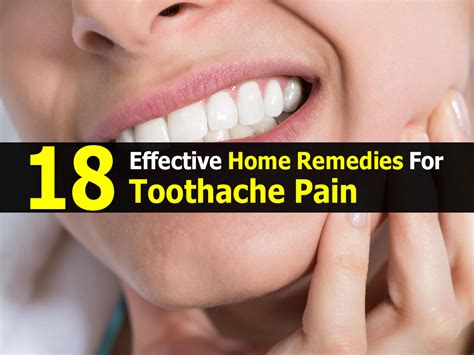 18 Effective Home Remedies For Toothache Pain