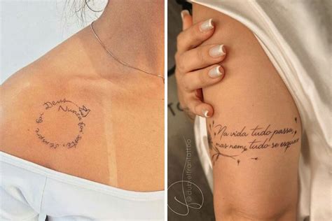 Tattoos Femininas Frases - Tatuagens femininas frases, veja inspirações