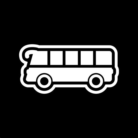 bus icon design  vector art  vecteezy