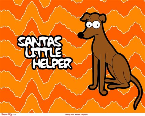 santas  helper  simpsons wallpaper  fanpop
