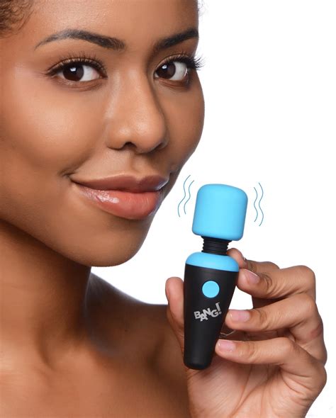 10X Ultra Powerful Silicone Mini Wand - Blue – Adult Sex Toys, Intimate