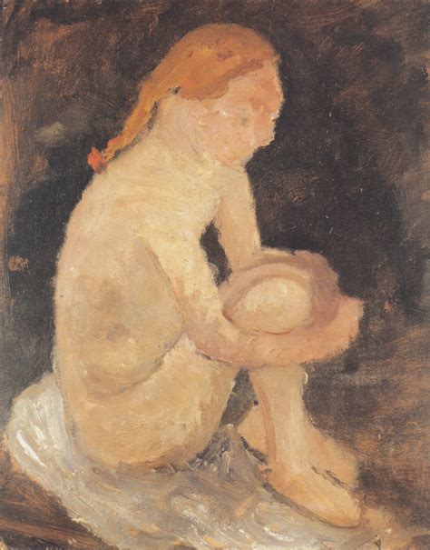 Nude Girl (1904) by Paula Modersohn-Becker – Artchive