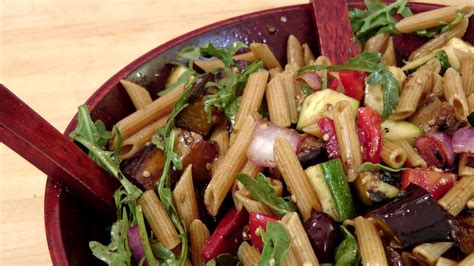 grilled veggie pasta salad recipe  laura vitale laura