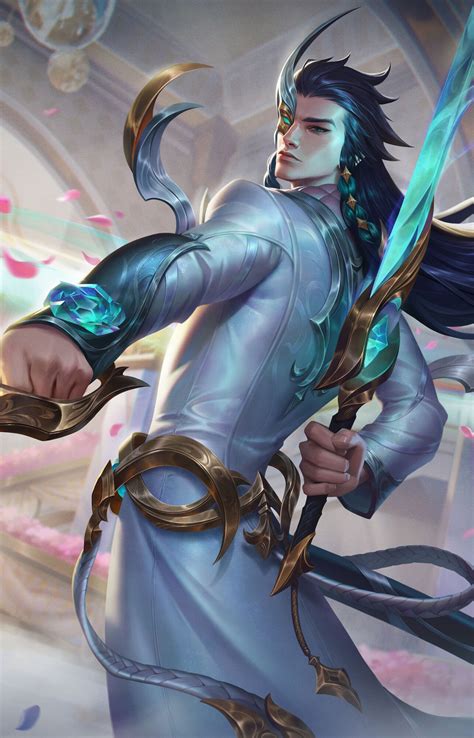 Jumaralo Hex on Twitter: "Crystal Rose Yone SplashArt - League of