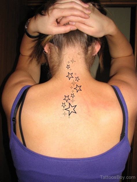 Beautiful Star Tattoo On Neck | Tattoo Designs, Tattoo Pictures