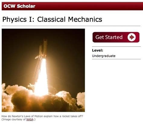 mit opencourseware introduces courses designed  independent learners