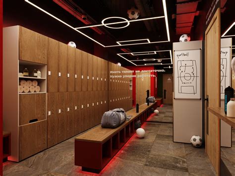 TOP SPORT Locker Room | Gym Design Interior
