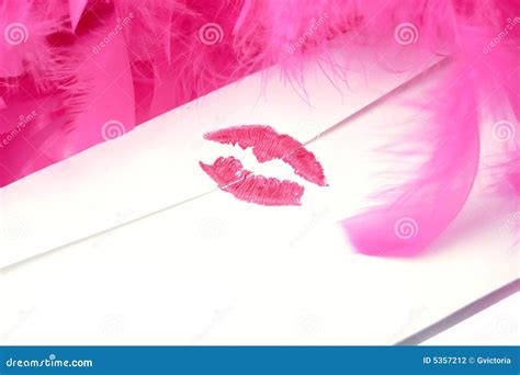 Sealed with a kiss stock photo. Image of mail, magenta - 5357212