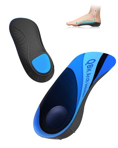 Heel Pain Relief, QBK Insoles for Standing All Day, Solving Plantar
