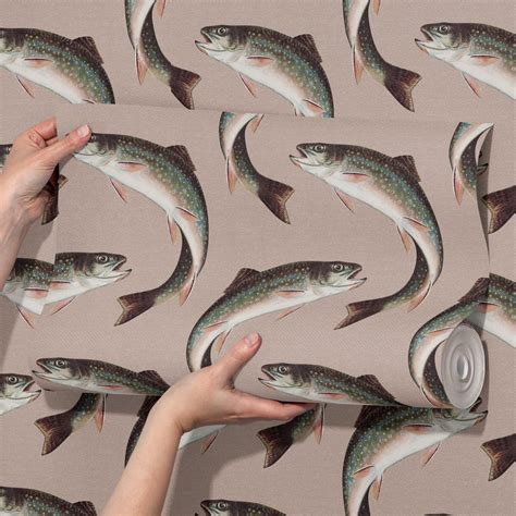 Something Fishy | Unique & Cool Quirky Vintage Fish Wallpaper – Sckribbles