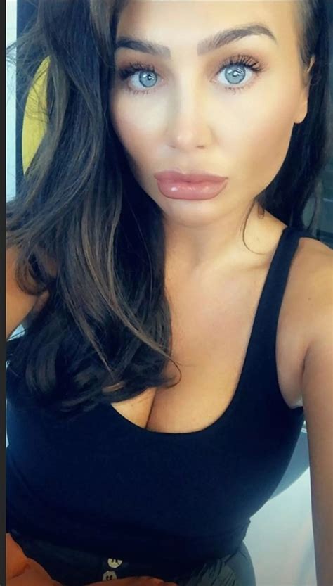 Lauren Goodger wipes away tears laughing off plastic surgery rumours