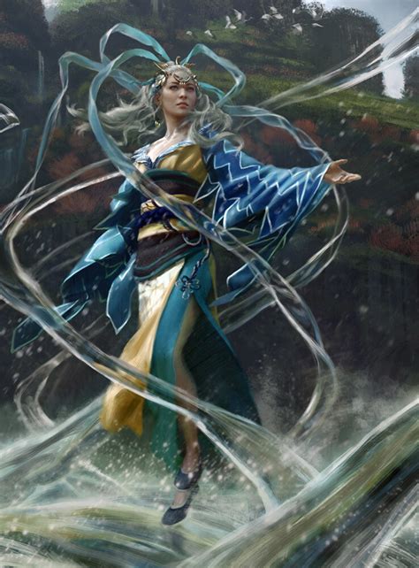 Mu Yanling, Celestial Wind / Magic the Gathering... - The Art Showcase