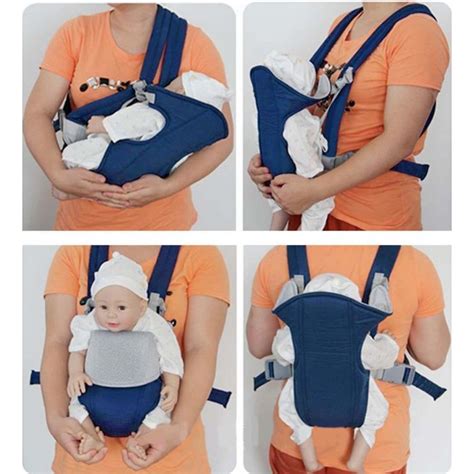 Слинг-рюкзак для переноски ребенка Baby Carriers EN71-2 Темно-синийНет ...