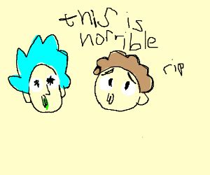 cute or chibi Rick and Morty - Drawception