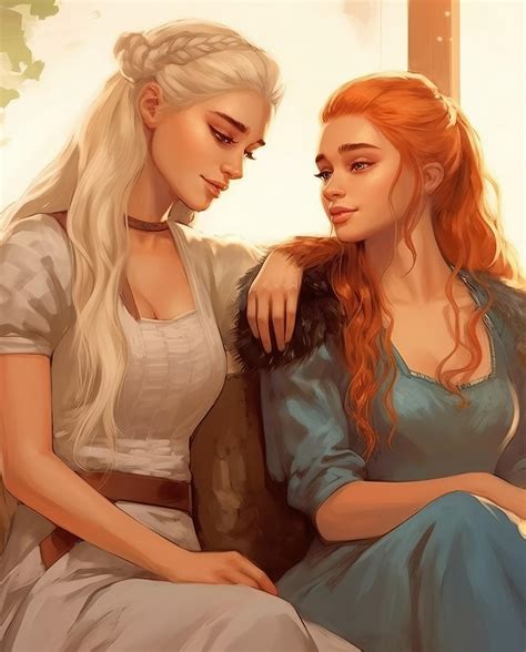 Daenerys and Sansa by iamrudja on DeviantArt