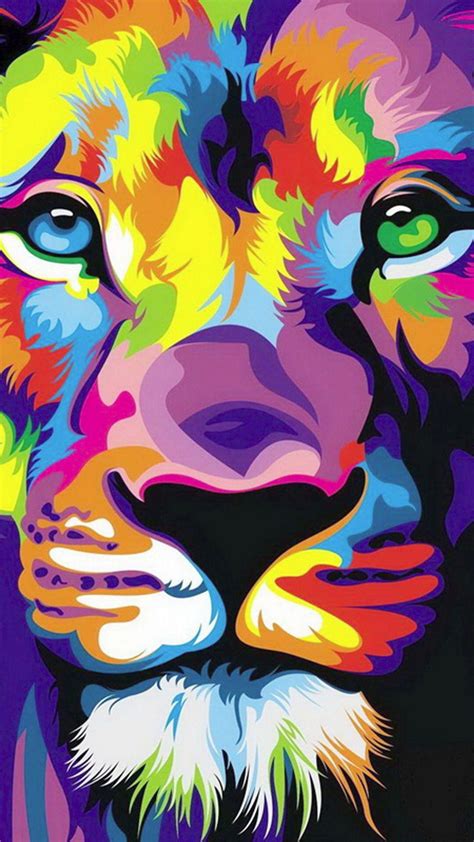 Rainbow Lion Wallpapers - Top Free Rainbow Lion Backgrounds - WallpaperAccess