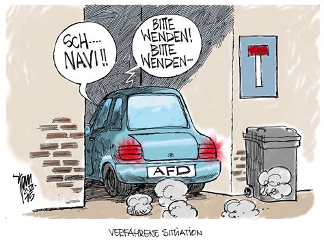 Aktuelle Karikaturen: AfD sagt Bundesparteitag ab