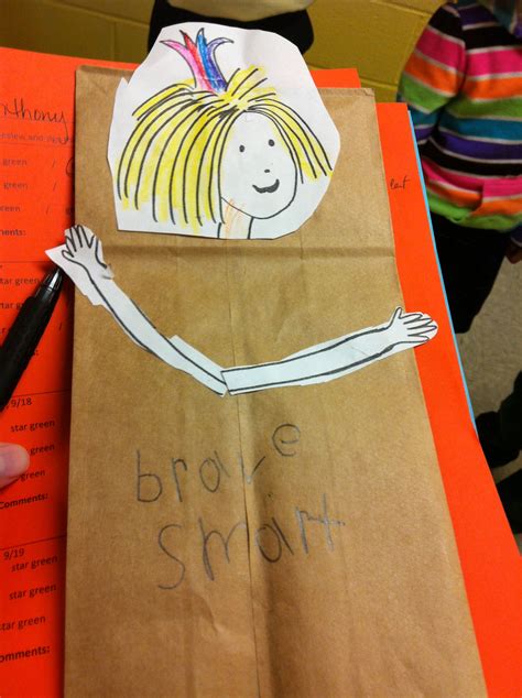 Paper Bag Princess Activities For Preschoolers - Glyph Girls Paper Bag