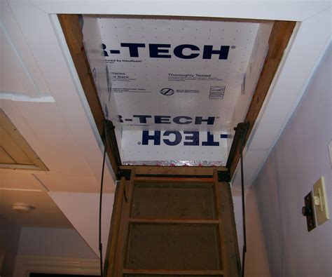 insulated attic stair cover