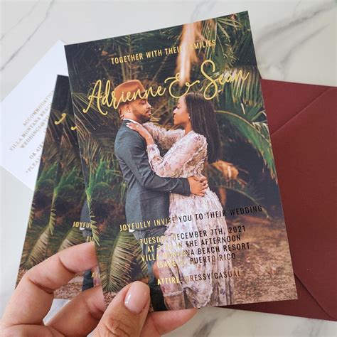 Photo Wedding Invitations, Wedding Invitations With Picture, Wedding ...